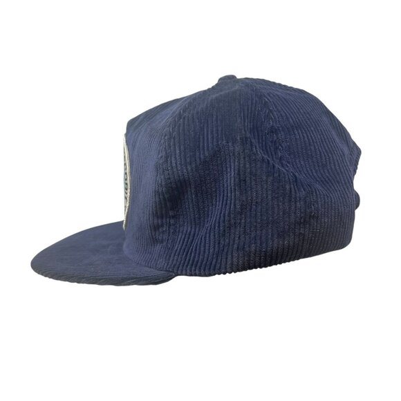 Kloeckner Becorit Vtg Corduroy Trucker Snapback Hat Cap Dad Industrial German - Picture 3 of 9
